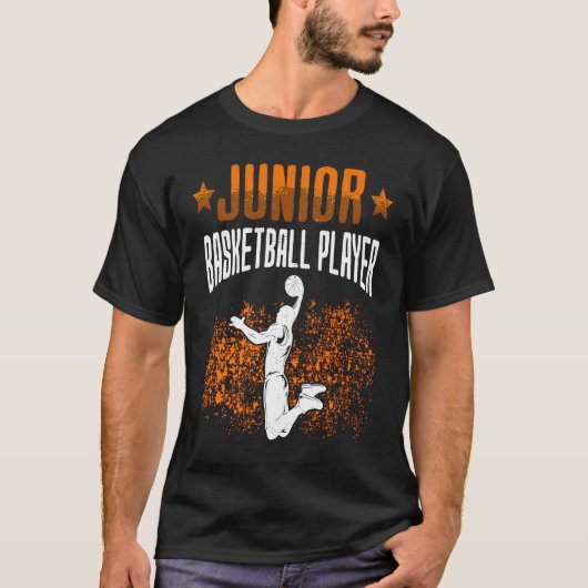 Junior Basketball Player Basketballer Basketballpl Tシャツ (正面)