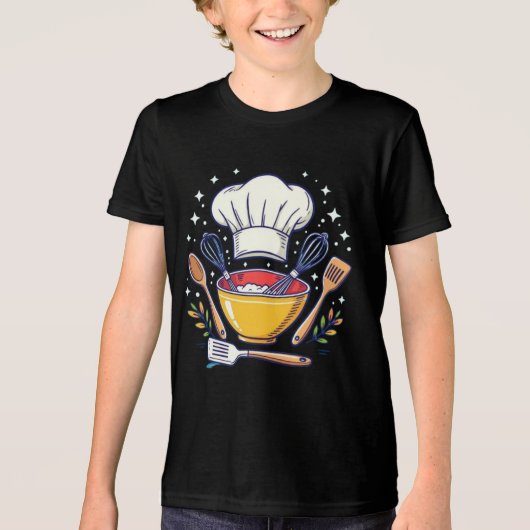 Junior chef bakery cooking club トライブレンドTシャツ (正面)