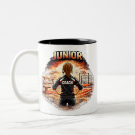 Junior Coach Mug - Gymnastics Gift ツートーンマグカップ