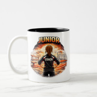 Junior Coach Mug - Gymnastics Gift ツートーンマグカップ