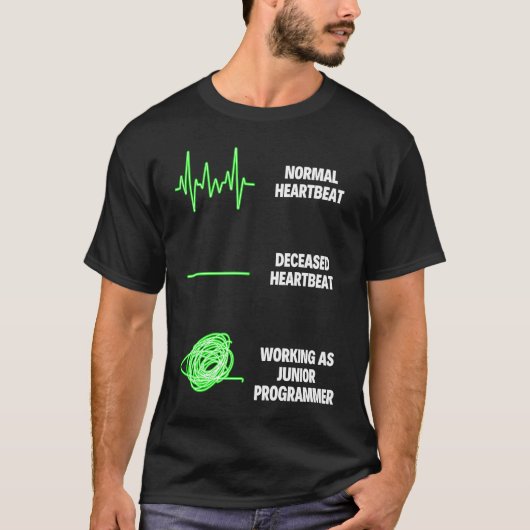 Junior Programmer Professional Worker Programming  Tシャツ (正面)