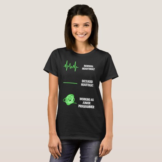 Junior Programmer Professional Worker Programming  Tシャツ (正面フル)