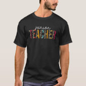 Junior Teacher Life Leopard Educator Appreciation Tシャツ (正面)
