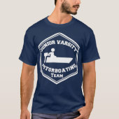 Junior Varsity Motorboating Team  Novelty Frat Tシャツ (正面)