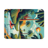 JuniperのOne Star Review Travelポスタ走ー マグネット (横)