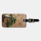 Juniper 中国の Bonsai Tree写真名 ラゲッジタグ (正面横)