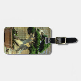 Juniper 中国の Bonsai Tree写真名 ラゲッジタグ