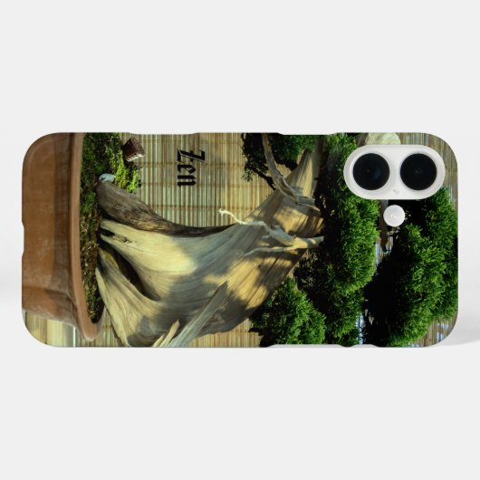 Juniper 中国の Bonsai Tree写真名 Case-Mate iPhoneケース (裏面 (横))