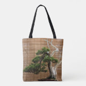 Juniper 中国の Bonsai Tree写真 トートバッグ (裏面)