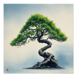 juniper bonsai ポスター