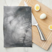 Juniper Dark Moodyフローラ自然写真 キッチンタオル (四つ折り)