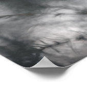 Juniper Dark Moodyフローラ自然写真 ポスター (角)