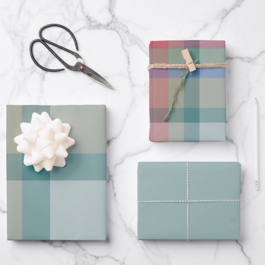 Juniper Wrapping Paper Flat Sheet Set of 3 ラッピングペーパーシート (正面)