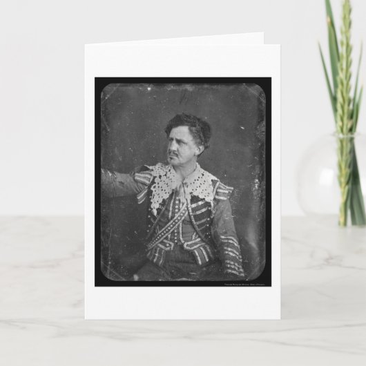 Juniusブースの銀板写真1850年 カード (正面)