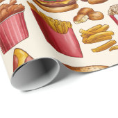 Junk Food Wrapping Paper ラッピングペーパー (ロールコーナー)
