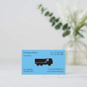 Junk Hauling Cleanup Business Card 名刺 (スタンド正面)