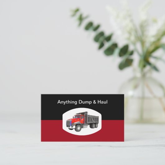 Junk Hauling & Dumpster Rental Servics 名刺 (スタンド正面)