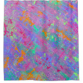 Junk Journal Love シャワーカーテン (正面)