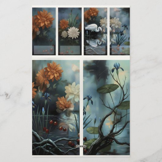 Junk Journal Nature Collection 便箋 (裏面)