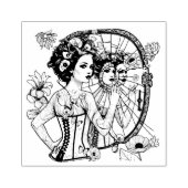 Junk Journal Poppy Collection ラバースタンプ (インプリント)