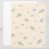 【Junk Journal】Scrapbook Paper Japanese Scenery#1 (正面/裏面)