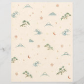 【Junk Journal】Scrapbook Paper Japanese Scenery#1 (正面)