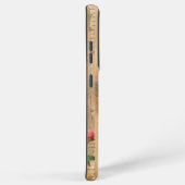 Junk Journal Seite mit Blumen + Vögel -  Samsung Galaxyケース (右側面)