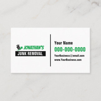 Junk Removal Business Cards 名刺