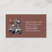 Junk Removal Garbage Hauling Truck Service 名刺 (裏面)