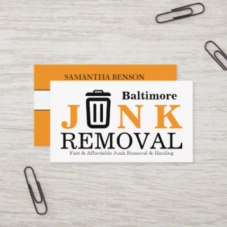 Junk Removal & Hauling 名刺