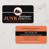 Junk Removal & Hauling 名刺 (正面/裏面)