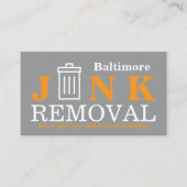 Junk Removal & Hauling 名刺 (正面)