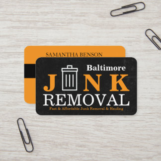 Junk Removal & Hauling 名刺