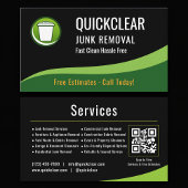 Junk Removal QR Code Professional 名刺