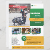 Junk Removal Services Flyer Template (正面)
