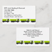 Junk Removal Trash Hauling Theme 名刺 (正面/裏面)