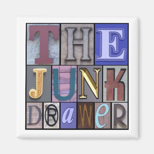 junkdrawerlogo, JDLogo マグネット (正面)