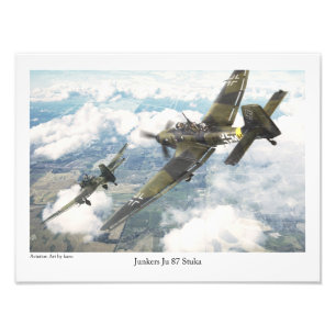 Junkers Ju 87 フォトプリント