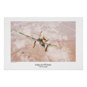 Junkers Ju 87 Stuka "desert snake" ポスター (正面)