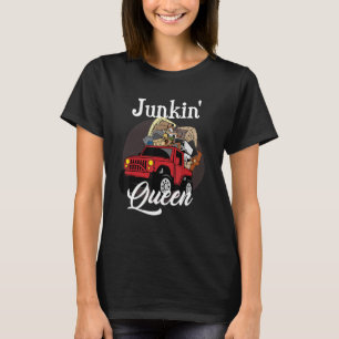 Junkin Queen Thrift Store Flea Market Thrifting Sh Tシャツ
