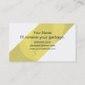 Junkologist Ph.Dの名刺 名刺 (裏面)