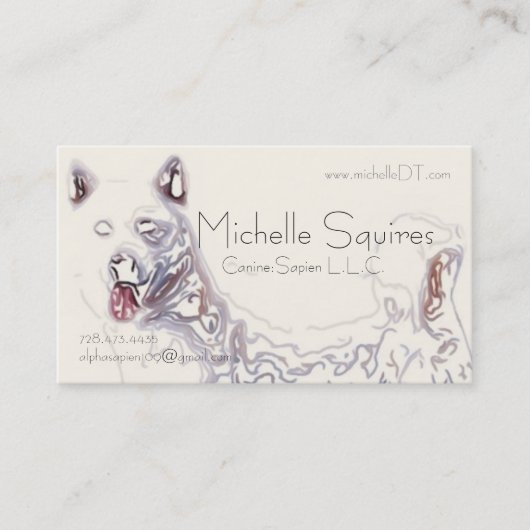 Junoの犬の芸術の技術 名刺 (正面)
