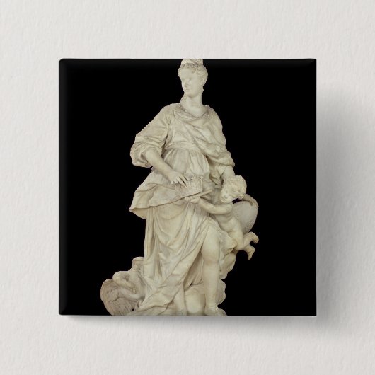 Juno 1731年としてMarie Leszczynska 缶バッジ (正面)