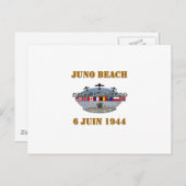 Juno Beach 1944 Normandie ポストカード (正面/裏面)