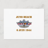 Juno Beach 1944 Normandie ポストカード (正面)