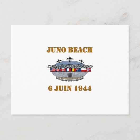 Juno Beach 1944 Normandie ポストカード (正面)
