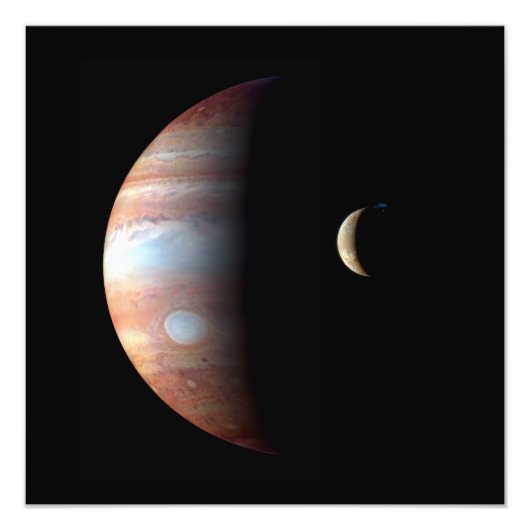 Jupiter 5th Planet with Cassini Solar System フォトプリント (正面)