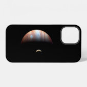 Jupiter 5th Planet with Cassini Solar System iPhoneケース (裏面横)