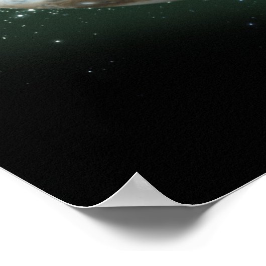 Jupiter and Earth Comparison ポスター (角)