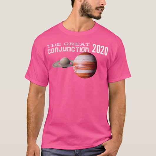 Jupiter And Saturn Conjunction Astronomy 2020 Tシャツ (正面)